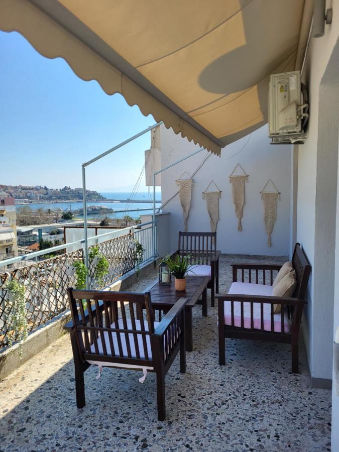 Roof Garden-Studio Apartment Kavála ภายนอก รูปภาพ