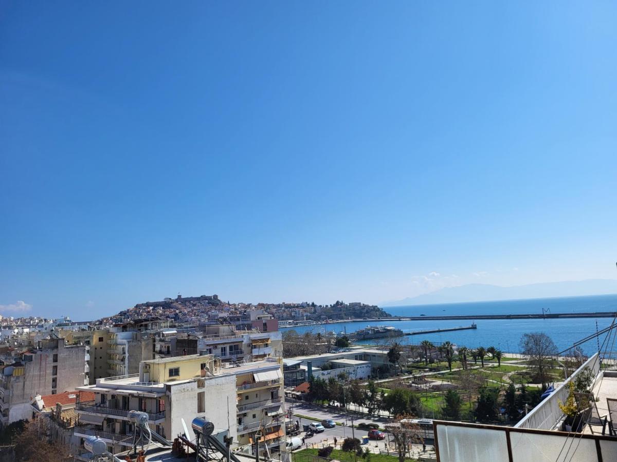 Roof Garden-Studio Apartment Kavála ภายนอก รูปภาพ