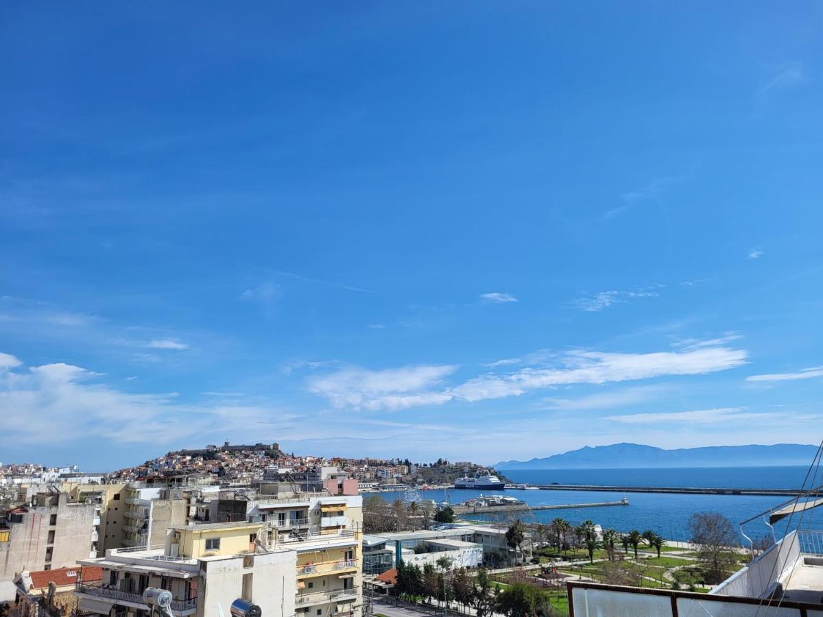 Roof Garden-Studio Apartment Kavála ภายนอก รูปภาพ