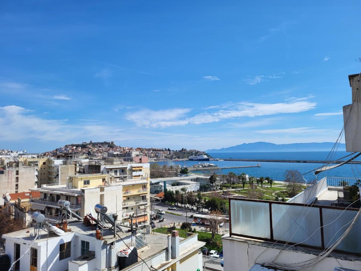 Roof Garden-Studio Apartment Kavála ภายนอก รูปภาพ